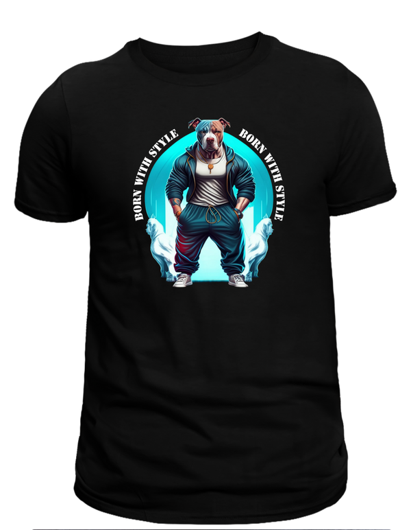 Heren shirt / zwart / BWS Dog