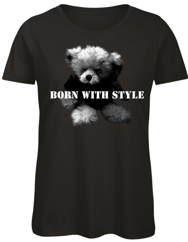 Dames shirt / Zwart / Bear