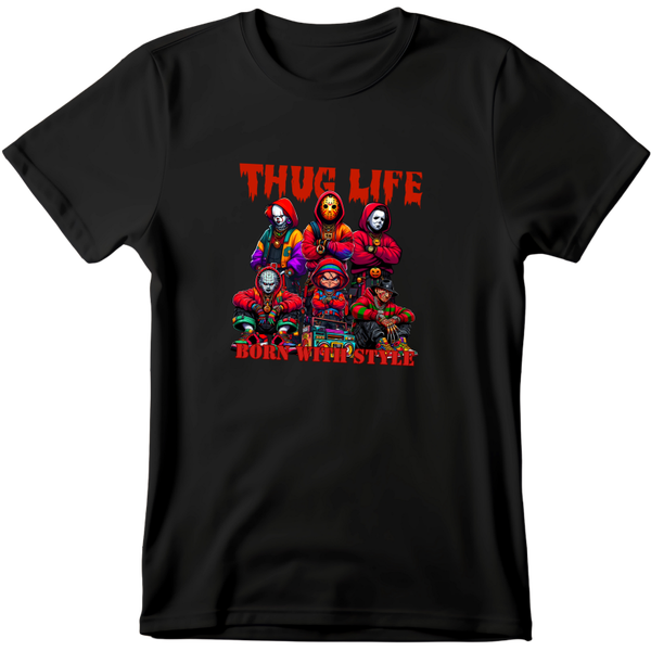 heren shirt / Zwart / Halloween