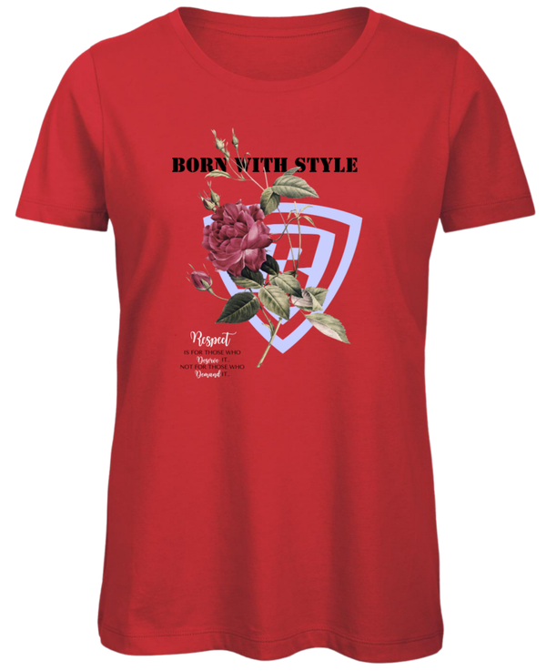 Dames shirt / Rood / Respect