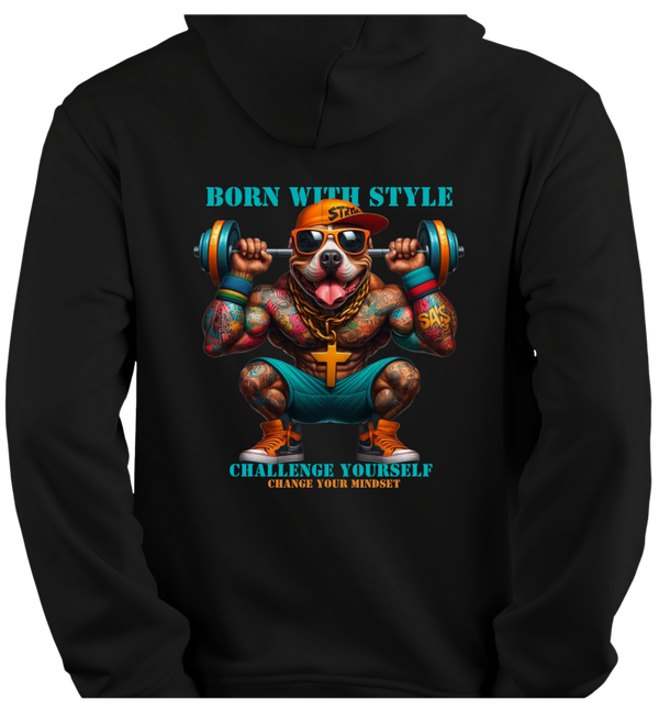 Hoodie / zwart / Change your mindset