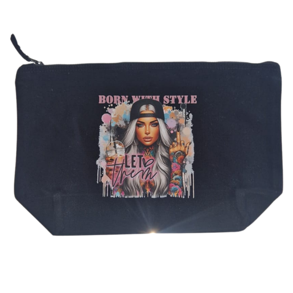 Accessory bag / Zwart / let them