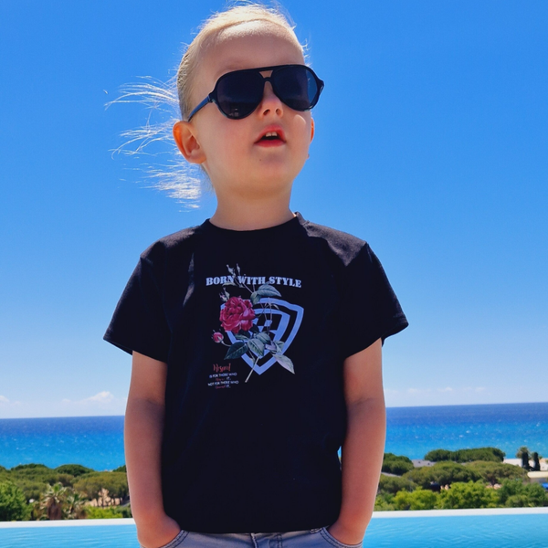 Kinder shirt / zwart / respect