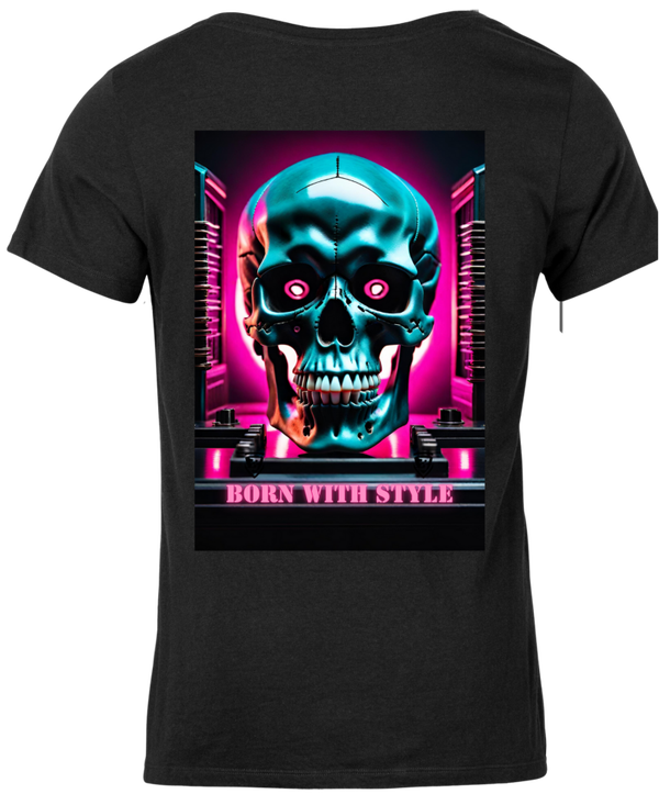 Heren shirt / Zwart / Skull