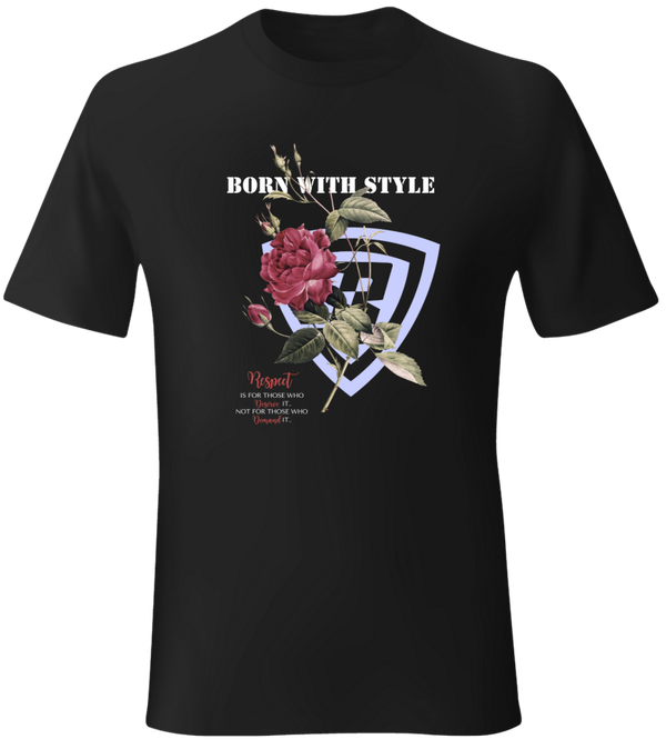 Heren shirt / Zwart / Respect