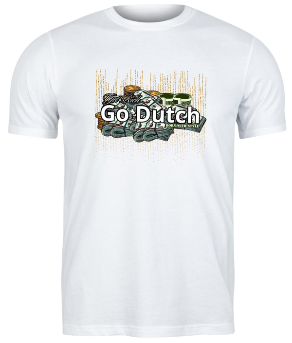 Heren T-shirt / Wit / Go Dutch