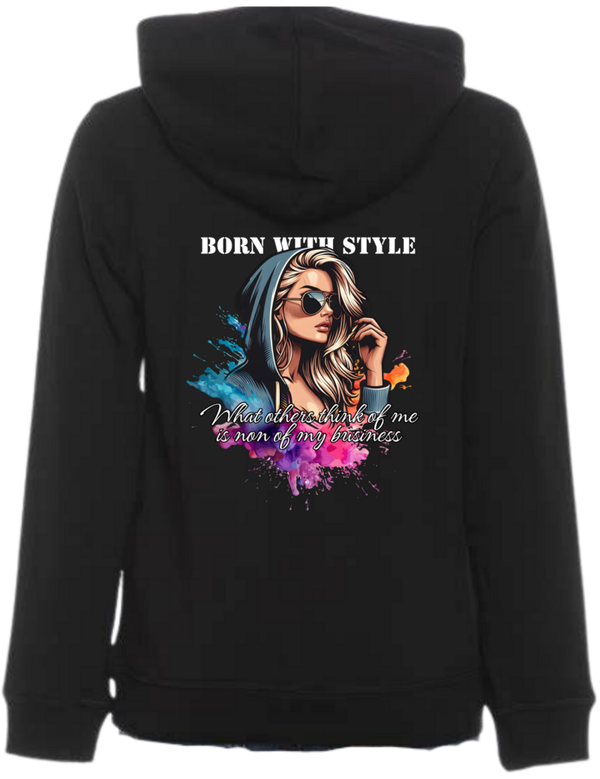 Hoodie / Zwart / Non of my business