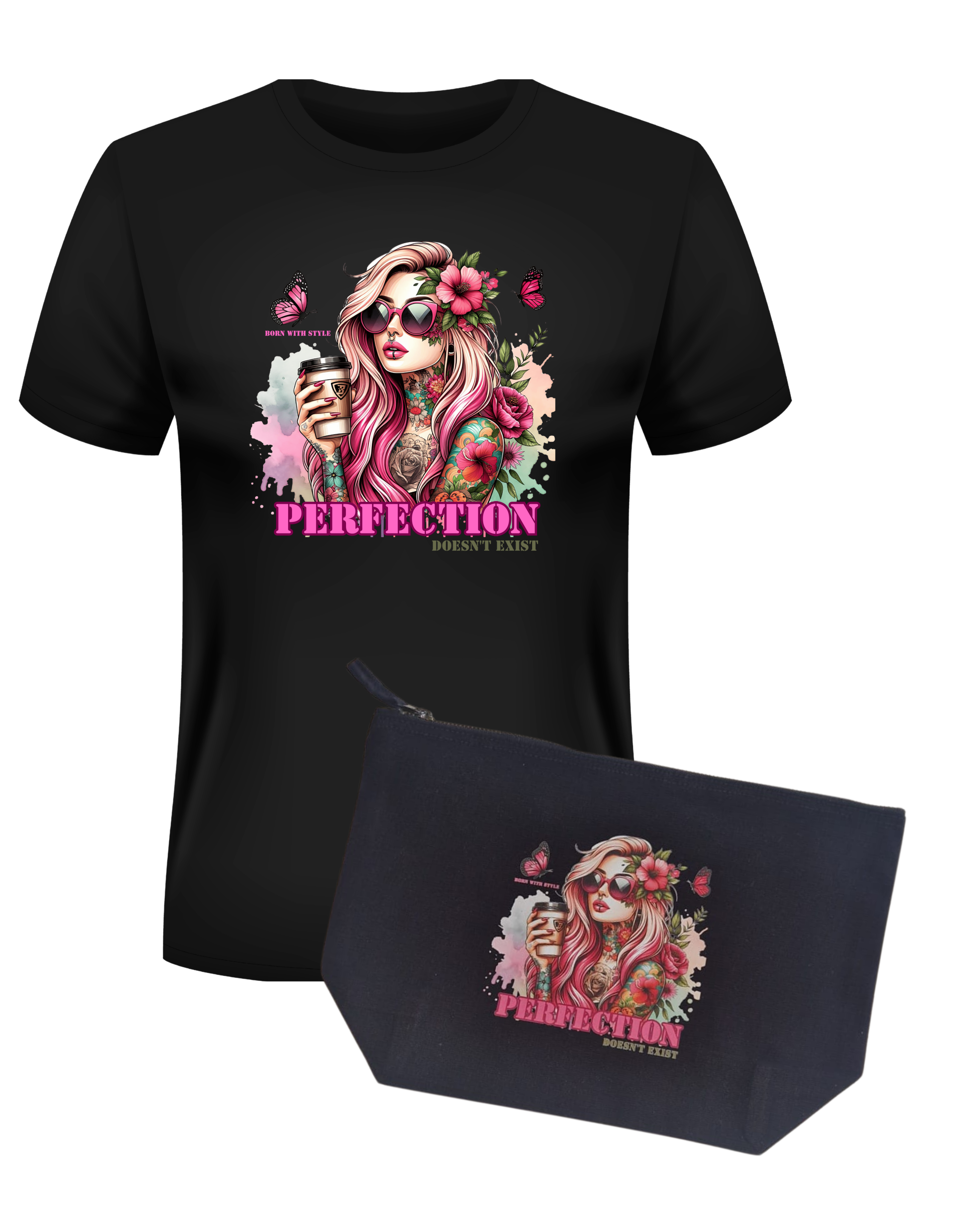 Perfection T-shirt & Accessory bag