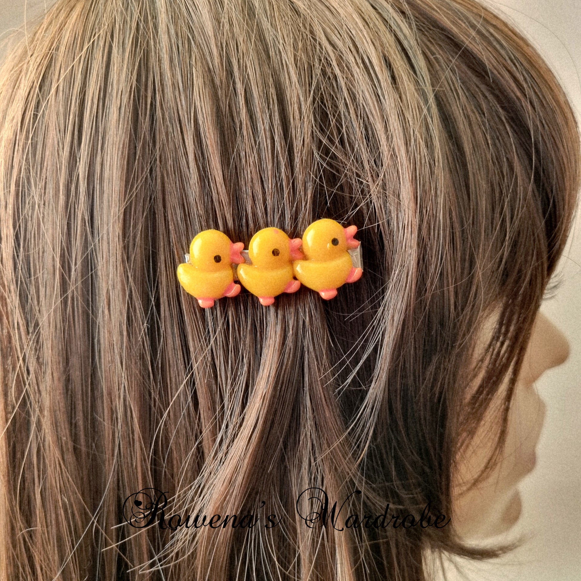 Rubber Duck Hairclips