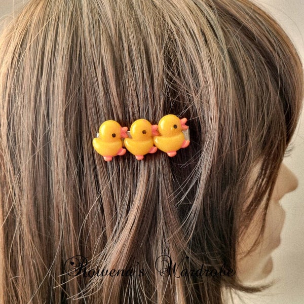 Rubber Duck Hairclips