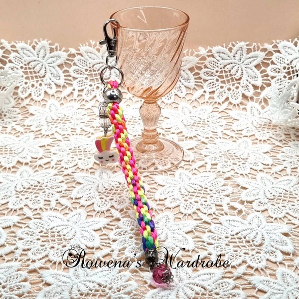 Rainbow key Chain