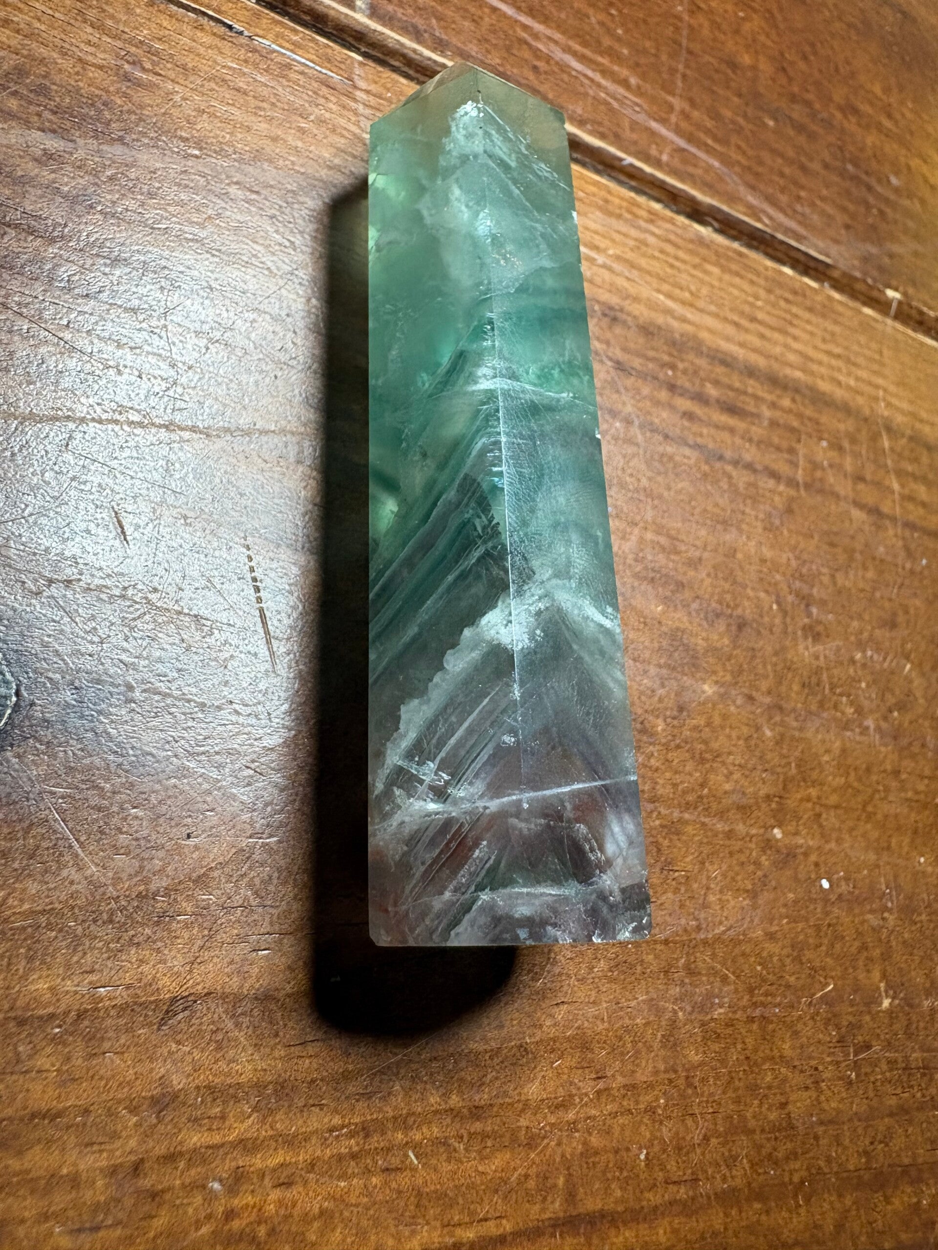 Groene Fluoriet Punt (Ca. 10Cm)
