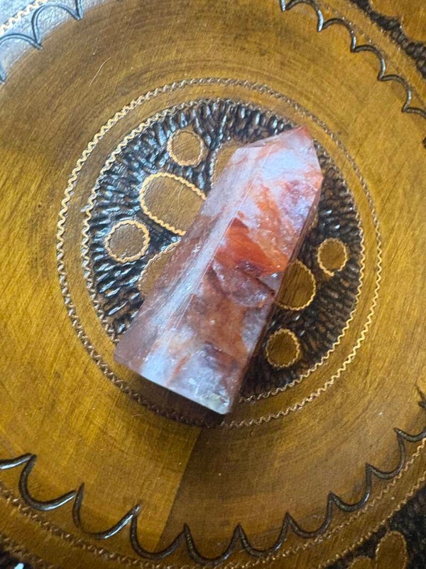 🔥 Fire Quartz (ca. 7 cm | ca. 62 g) – Kracht & Focus