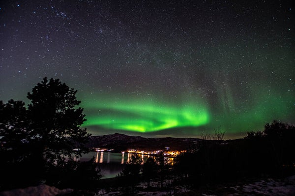 Tornade céleste à Narvik