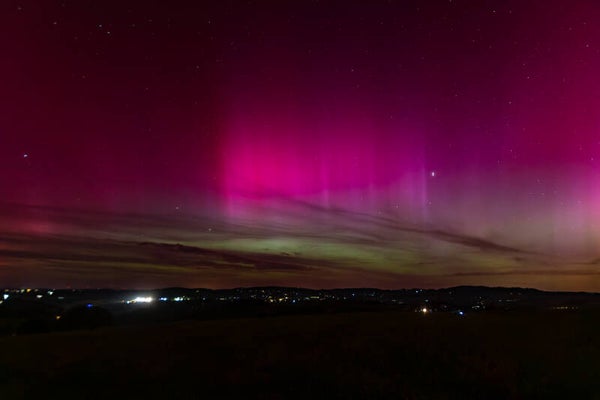Lumières célestes dans les Monts du Lyonnais