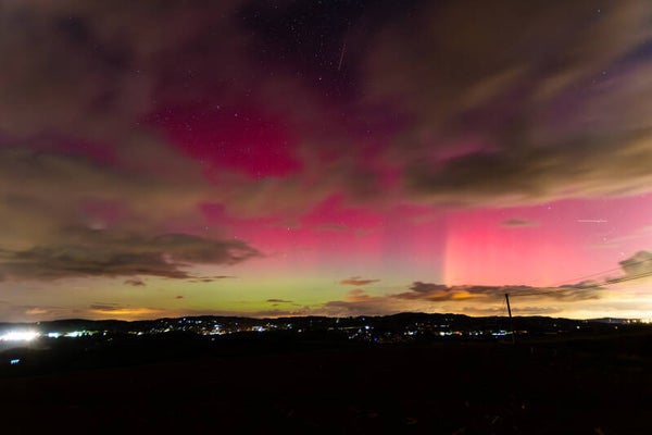 Rêverie rose dans les Monts du Lyonnais