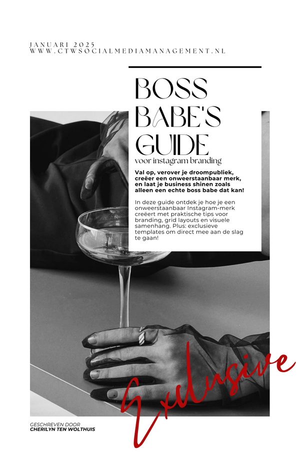 Transformeer je Instagram in 30 dagen met de Boss Babe's Branding Guide