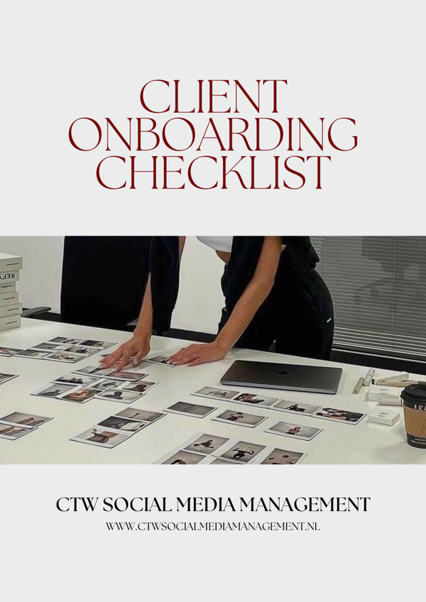 Onboard nieuwe klanten moeiteloos met deze GRATIS checklist!