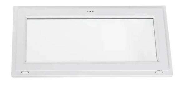 Abattant PVC Brico Essentiel blanc H.45 x l.80 cm 1 vantail