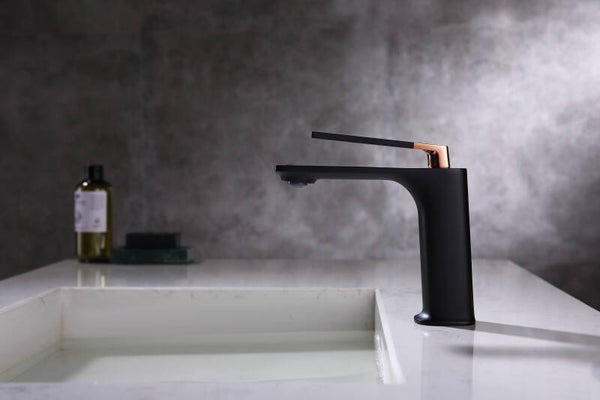 robinet design Yufa Black rose Gold DL-0185-BM