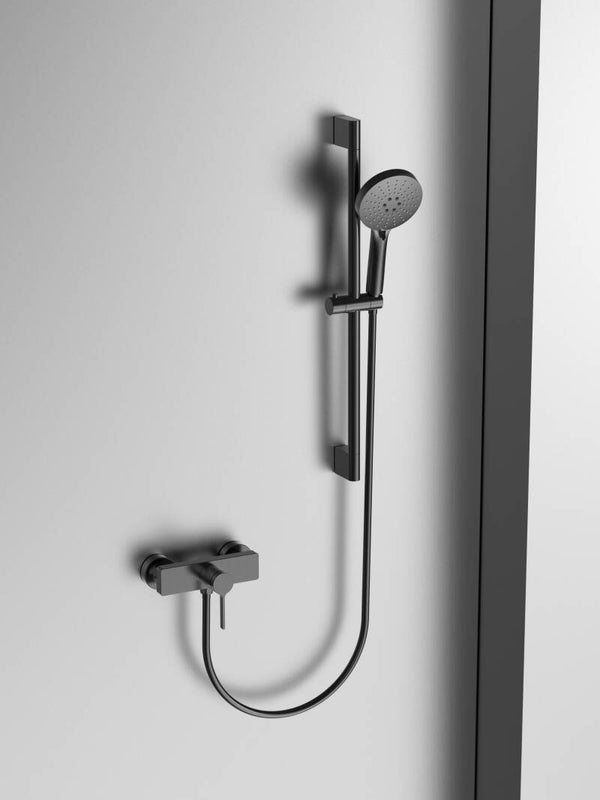 colonne de douche mécanique design Bivtin Noir Matt A1309E