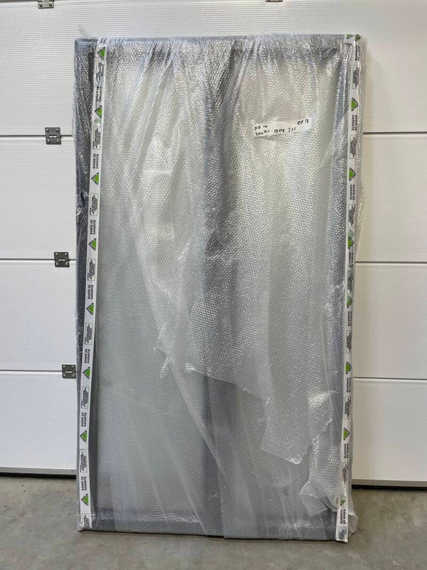 Portes Battante double Gris 7016 anthracite Aluminium  cote cadre 120x215