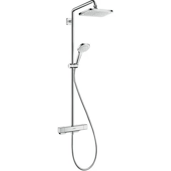 Colonne de douche thermostatique chromé Hansgrohe Croma E