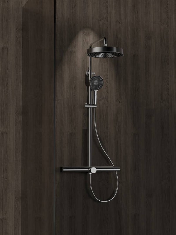 colonne de douche thermostatique design Bivtin Gun métal  A1110G