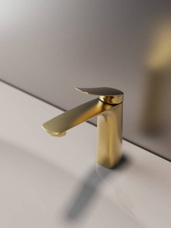 robinet design Bivtin or brossé