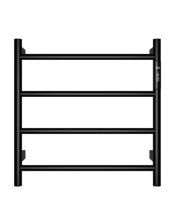 Séche serviette Design VJass matt black AL404 MB