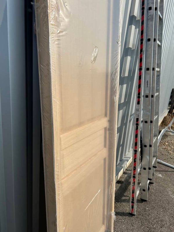 Porte interieure plaque chene neuve 73 poussant gauche