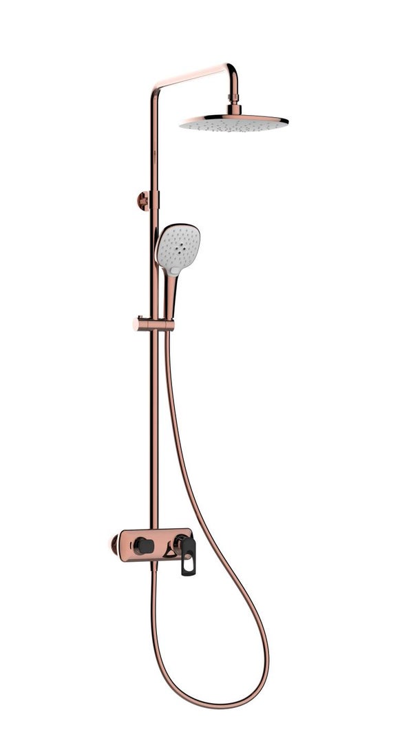 colonne de douche mécanique design Bivtin rose Gold C2001C