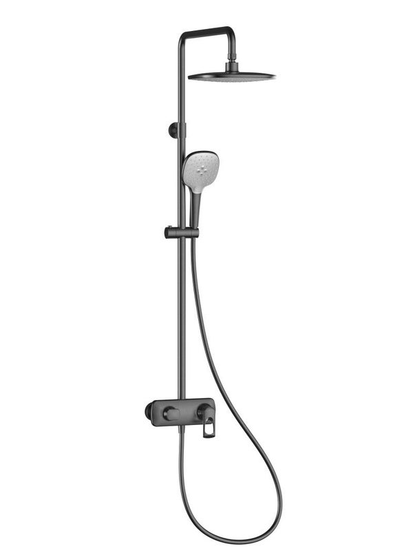 colonne de douche mécanique design Bivtin Gun métal C2001G