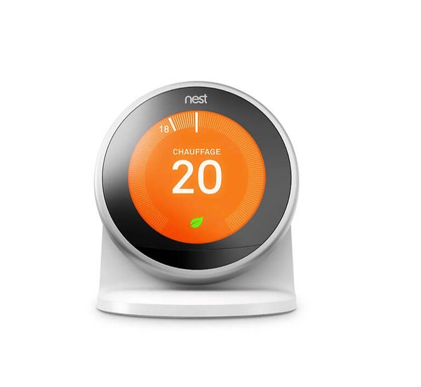 Thermostat connecté Nest 3ème génération acier