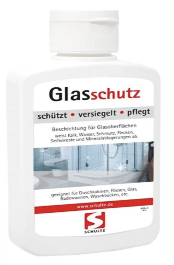 Glasschutz  de chez Schulte  Protecteur surface vitré pour paroi de douche.