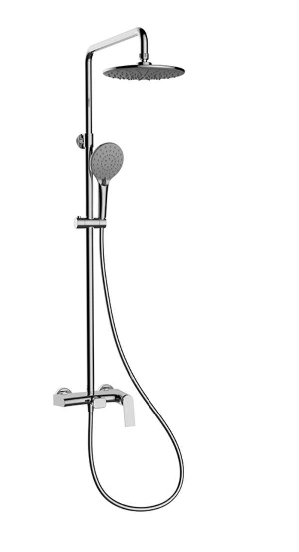 colonne de douche mécanique design Bivtin Gun métal C1510G