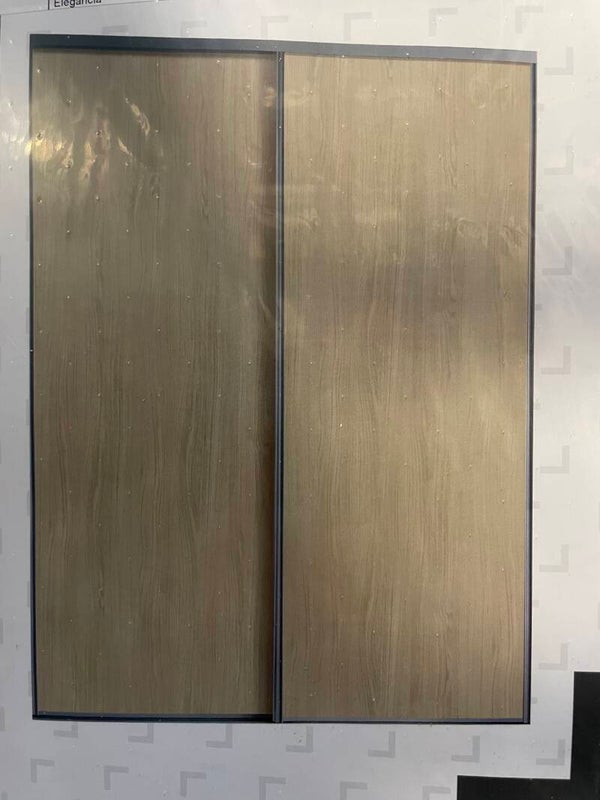 Ensenble de deux portes de placard Facon bois  Ouverture 1800 mm Hauteur 2500 mm