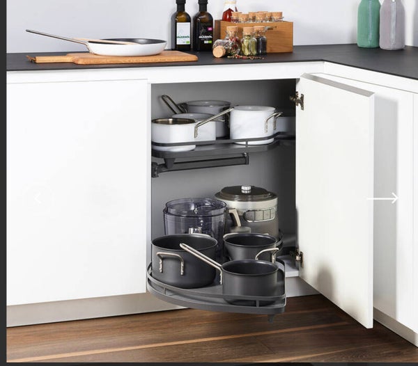 KIT LEMANS II  60 CM DROITE  CLEVER STORAGE pour meuble angle 60 D