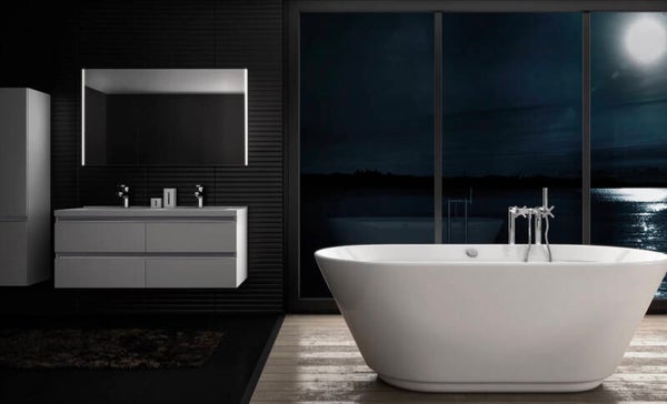 Baignoire îlot Allibert Zora 176 x 80 cm