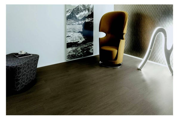 Sol stratifié à clipser Kirkham décor chêne foncé 7 mm - L.138.3 x l.19.3 cm