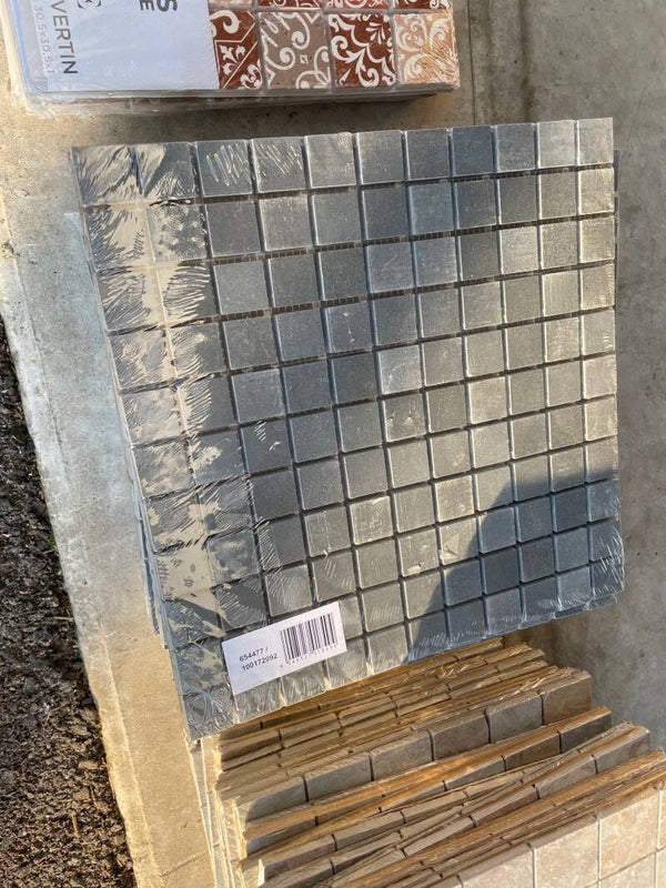 Mosaïque 30 X 30 Carreaux Gris