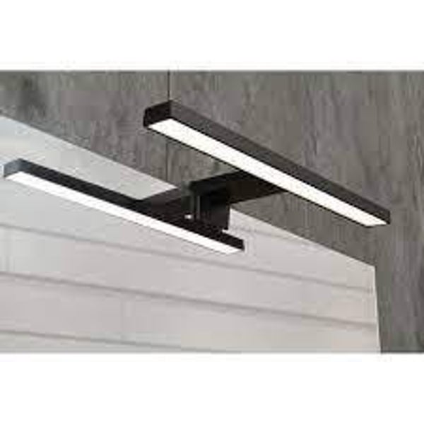 Spot LED Pierre Pradel Bristol chrome 30 cm IP44 NOIR MAT