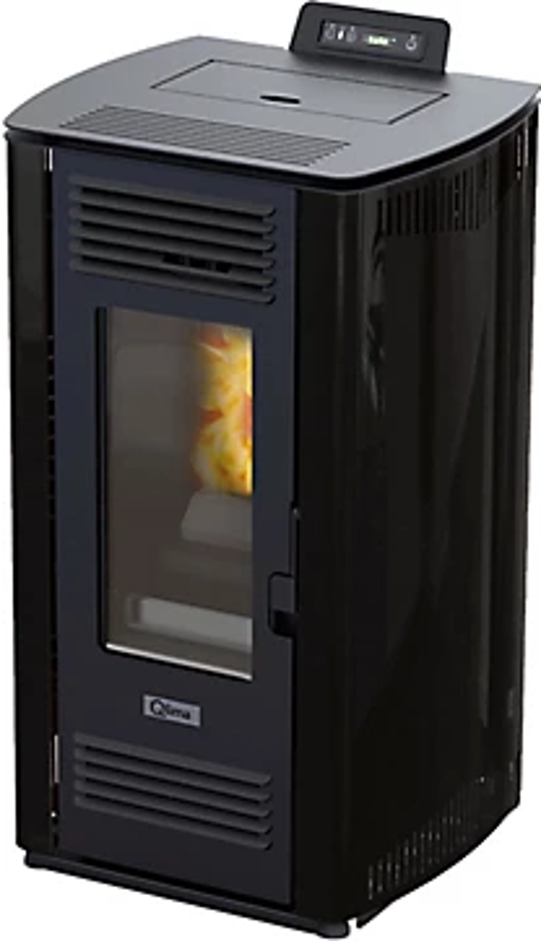 Poêle à granulés Qlima Thelma 7450W noir SURFACE DE CHAUFFE 80 M2