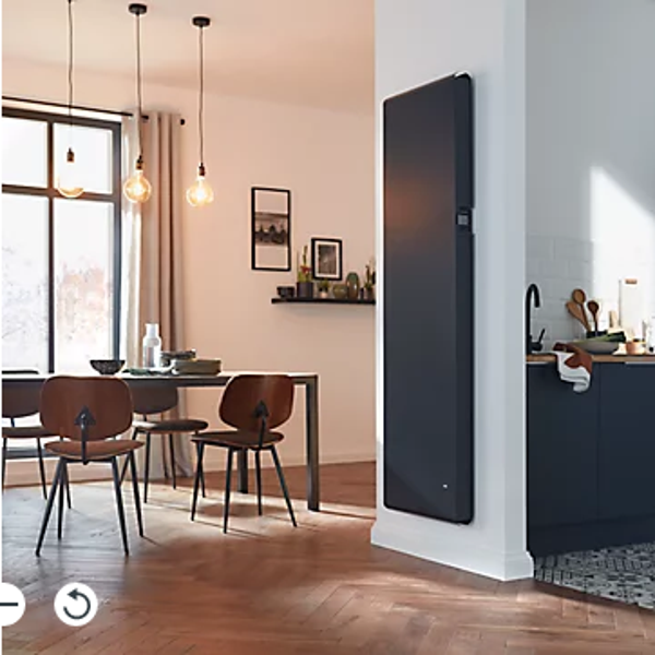 Radiateur VERTICAL ANTHRACITE 1800 W IRAYA Connecté