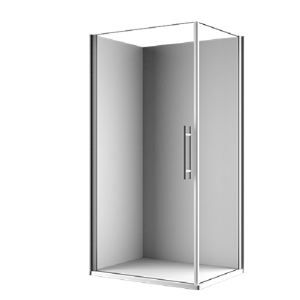 NewStyle - Porte de douche pivotante en niche 90 x 190 CM