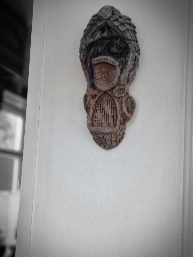 Purple Snorgle Garden Wall Plaque