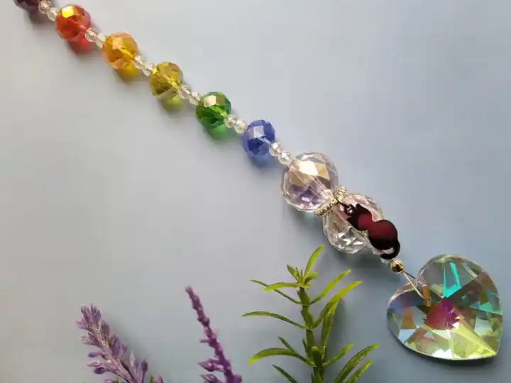 Cat Memorial Rainbow Sparkly Suncatcher, Pet Loss Memorial , sympathy Keepsake, Window or Wall