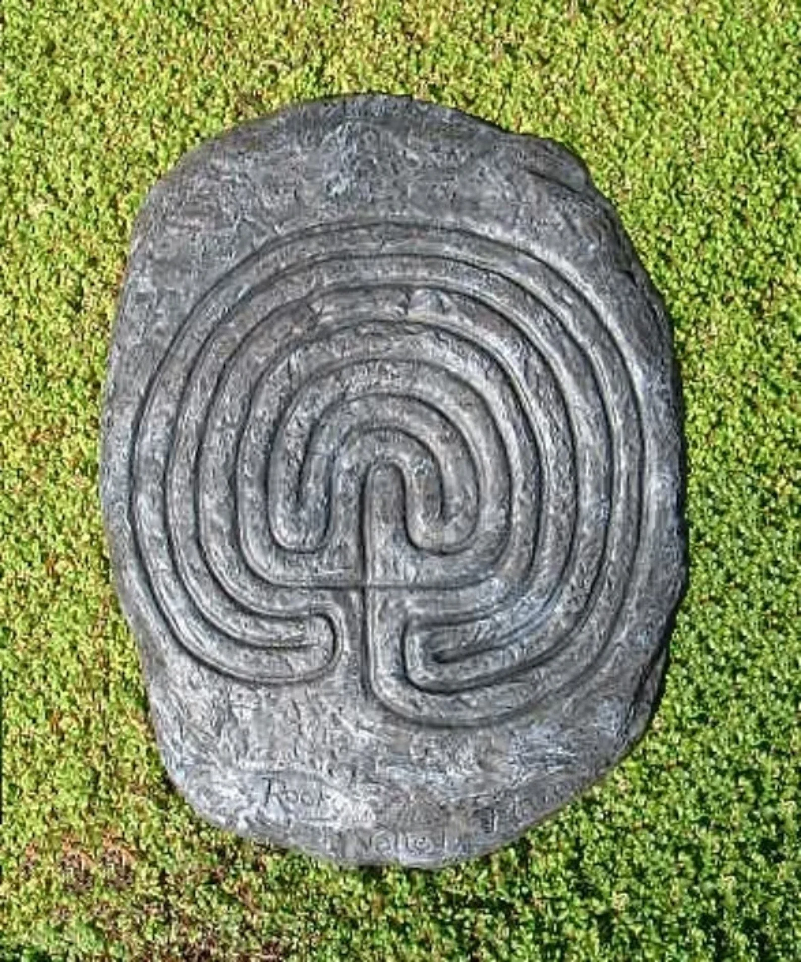 Tintagel Rocky Valley Maze Labyrinth indoors or outdoors garden Plaque, made in Cornwall