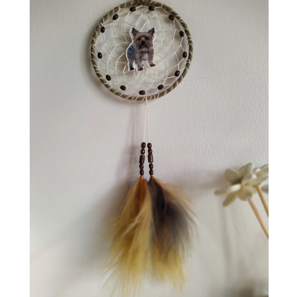Yorkshire Terrier dog dreamcatcher, boys or girls dream catcher
