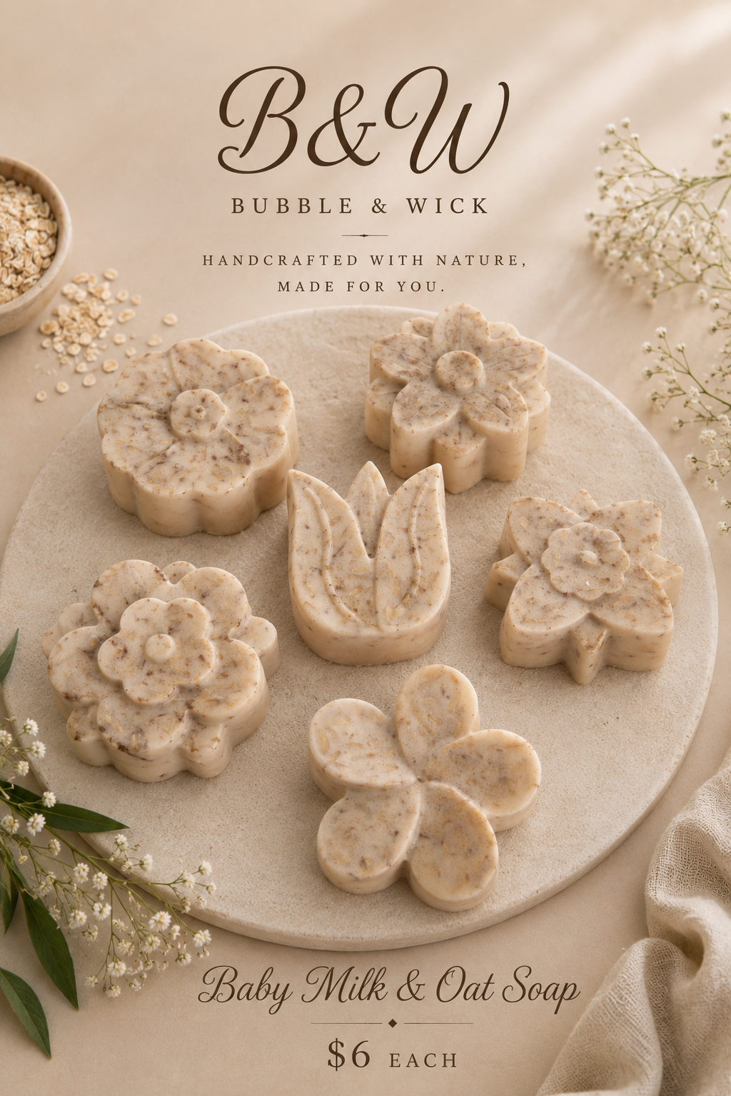 Floral Shape Soaps
